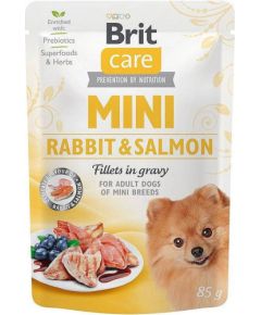 BRIT Care Mini Rabbit&Salmon - Wet dog food - 85 g