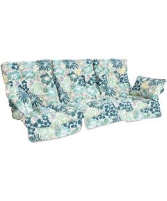 Cushion swings ROMA 108x56x10cm, light floral, 3pc