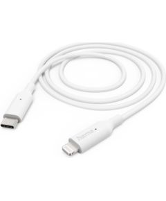 Hama 00201598 Charging Cable, USB-C - Lightning 1m white