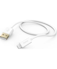 Hama 00201581 Charging Cable, USB-A - Lightning 1.5m white