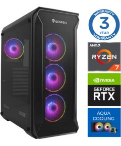 INTOP AQUA Ryzen 7 7700X 16GB DDR5 2TB SSD M.2 NVME RTX5070 12GB no-OS