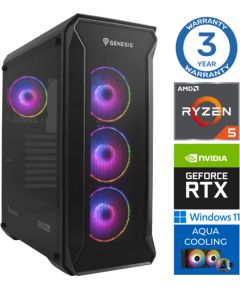 INTOP AQUA Ryzen 5 7600X 16GB DDR5 1TB SSD M.2 NVME RTX5070 12GB WIN11