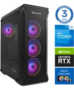 INTOP AQUA i5-14400F 64GB DDR5 2TB SSD M.2 NVME RTX5070 12GB no-OS