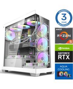 INTOP AQUA Ryzen 5 7600X 64GB DDR5 1TB SSD M.2 NVME RTX5070 12GB no-OS