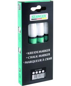 STANGER chalk MARKER 3-5 mm, white, 4 pcs 620000