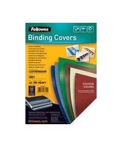 Fellowes Binding cover (leather pattern) DELTA A3 black - FSC, 100 pcs