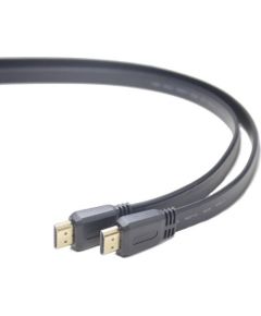 Gembird HDMI male-male flat cable, 1.8 m, black color