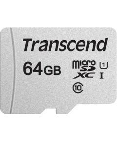 Memory card Transcend microSDXC USD300S 64GB CL10 UHS-I U1 Up to 95MB/S