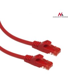 Maclean MCTV-302R Patchcord UTP cat6 Cable plug-plug 2m red