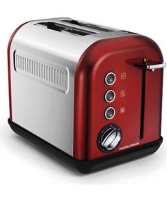 Morphy richards 222011 Red, Stainless steel, Number of slots 2, Number of power levels 7,