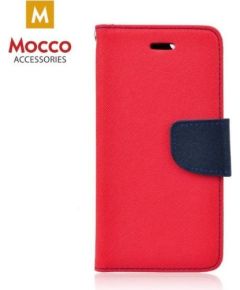 Mocco Fancy Book Case Grāmatveida Maks Telefonam Xiaomi Redmi Note 5 Pro Sarkans - Zils