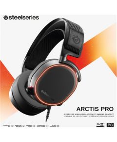 SteelSeries Black, Gaming headset, Arctis Pro, Built-in microphone, USB / 3.5mm