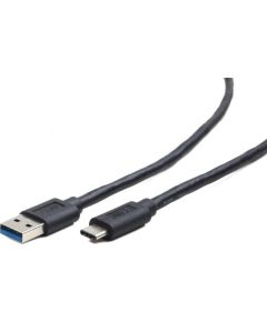 Gembird USB 3.0 AM to Type-C cable (AM/CM), 0.1m, black