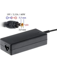 Akyga notebook power adapter AK-ND-13 19V/3.16A 60W 5.5x3.0 mm + pin SAMSUNG