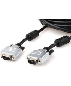 Equip VGA Premium HD15m/HD15m Ferrite core Double Shielded 15m cable black