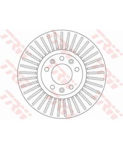 TRW Bremžu disks DF6419