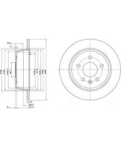 Delphi Bremžu disks BG3241