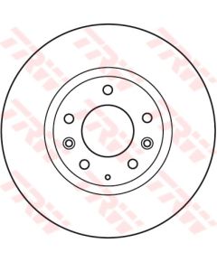 TRW Bremžu disks DF4974S