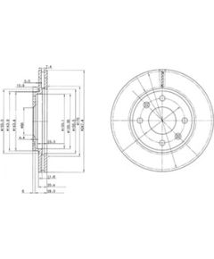 Delphi Bremžu disks BG2444