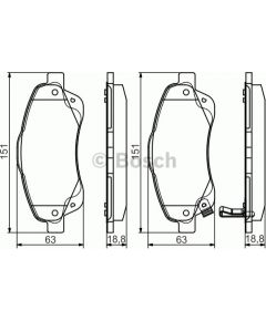 Bosch Bremžu kluči 0 986 495 083