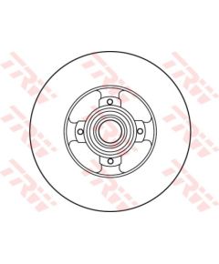 TRW Bremžu disks DF6128BS