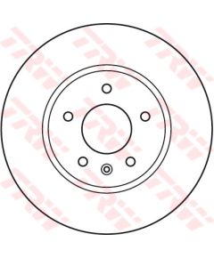 TRW Bremžu disks DF4928S