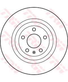 TRW Bremžu disks DF4818S