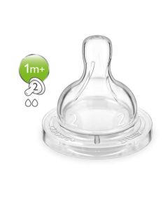 Philips AVENT SCF 632/27 Barošanas pudeļu silikona knupīši 1M+, (2gab)