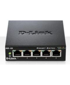 D-Link 5-port 10/100/1000 Gigabit Metal Housing Desktop Switch