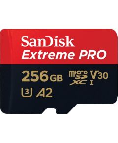 SANDISK EXTREME PRO microSDXC 256GB 170/90 MB/s A2 C10 V30 UHS-I U3