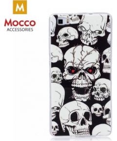 Mocco Fashion Case Резиновый Чехол Светящийся в Темноте Череп для Apple iPhone X