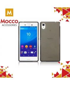 Mocco Ultra Back Case 0.3 mm Aizmugurējais Silikona Apvalks Priekš Sony F3111 Xperia XA Caurspīdīgs - Melns