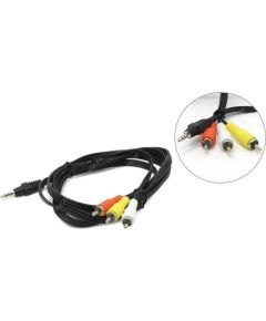 CABLE AUDIO 3.5MM 4PIN TO 3RCA/AV 2M CCA-4P2R-2M GEMBIRD