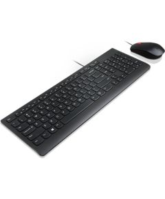 Lenovo Essential Wired Keyboard and Mouse Combo Keyboard layout Russian/Cyrillic, Black