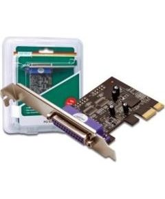 DIGITUS Add-On Card LPT PCI Express, 1xDB25, Low Profile, Chip: MCS9901