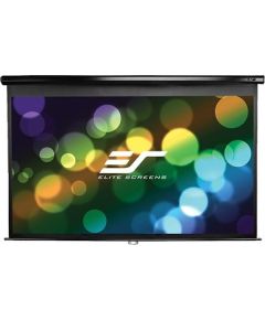 Elite Screens Manual Series M106UWH Diagonal 106 ", 16:9, Viewable screen width (W) 235 cm, Black