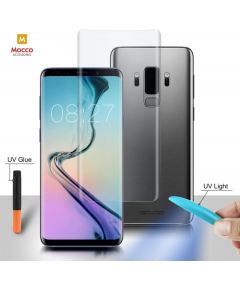 Mocco UV 9H Tempered Glass Aizsargstikls Pilnam Ekrānam + Eco Līme + Lampa Priekš Huawei Mate 20 Caurspīdīgs