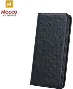 Mocco Smart Dots Book Case Grāmatveida Maks Telefonam Apple iPhone X Melns