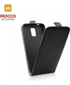 Mocco Kabura Rubber Case Вертикальный Eco Кожаный Чехол для телефона Samsung J400 Galaxy J4 (2018) Черный