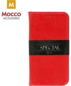 Mocco Special Leather Case Grāmatveida Ādas Telefona Maciņš Priekš Samsung Galaxy J8 Sarkans