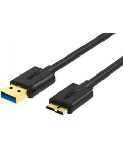 Unitek cable USB 3.0. microUSB-USB, 1,0m; Y-C461BBK