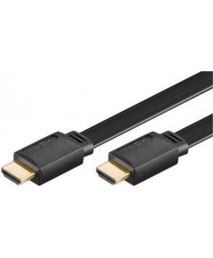 Goobay 31927 High Speed HDMI™ FLAT-cable with Ethernet, gold plated, 2m Goobay