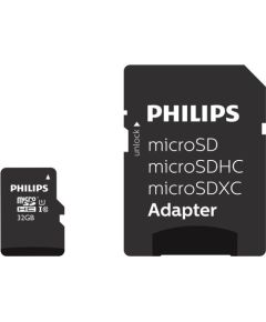 Philips MicroSDHC 32GB class 10/UHS 1 + Adapter