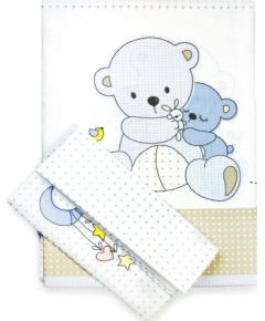 La Bebe™ Nursing La Bebe Cotton Bears Art.41163 Gultas veļas komplekts 3-dalīgs 105x150 cm