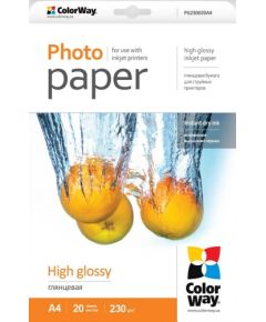 ColorWay Photo Paper 20 pc. PG230020A4 Glossy, A4, 230 g/m²