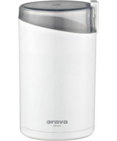 ORAVA Coffee Grinder KM-802 White, 130 W, 50 g, Number of cups 6 pc(s)