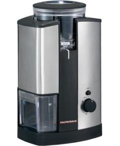 Gastroback 42602 Black, Silver, Coffee grinder, 165W W