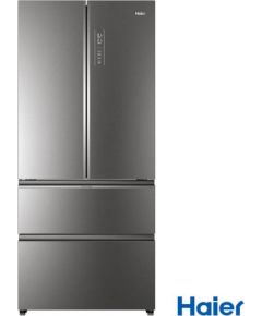 Haier HB18FGSAAA Side By Side, 190cm, A++, Stainless steel