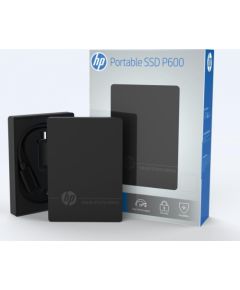 HP External SSD P600 500GB, 560/490 MB/s, USB Type-C