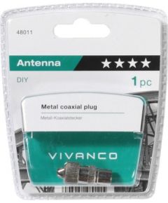 Vivanco coaxial connector, metal (48011)